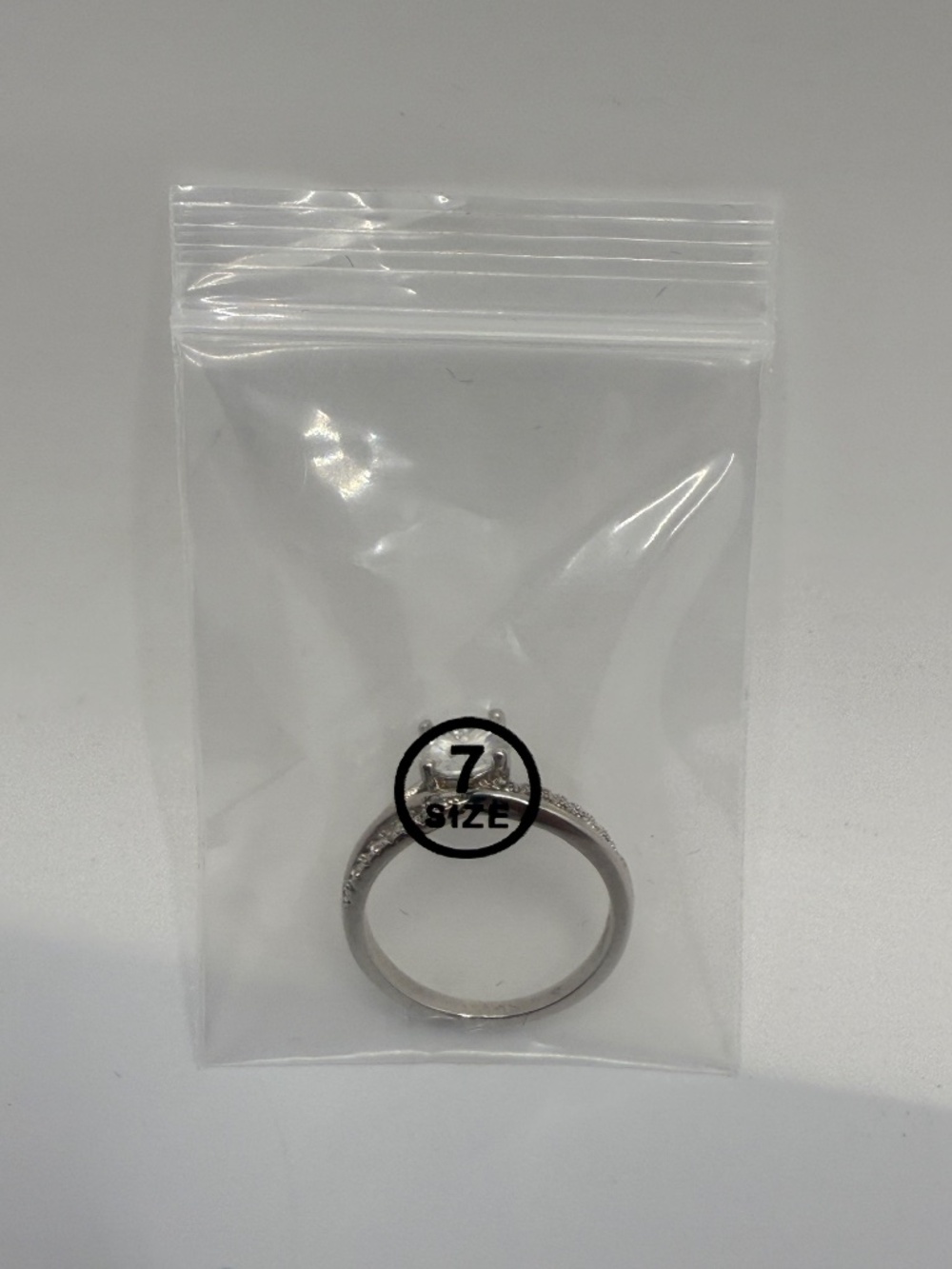 COUTURE ROUND CUT MOISSANITE RING! (SIZE 7) - Picture 9 of 16
